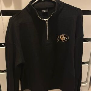 CU Buffs Waffle Sweatshirt